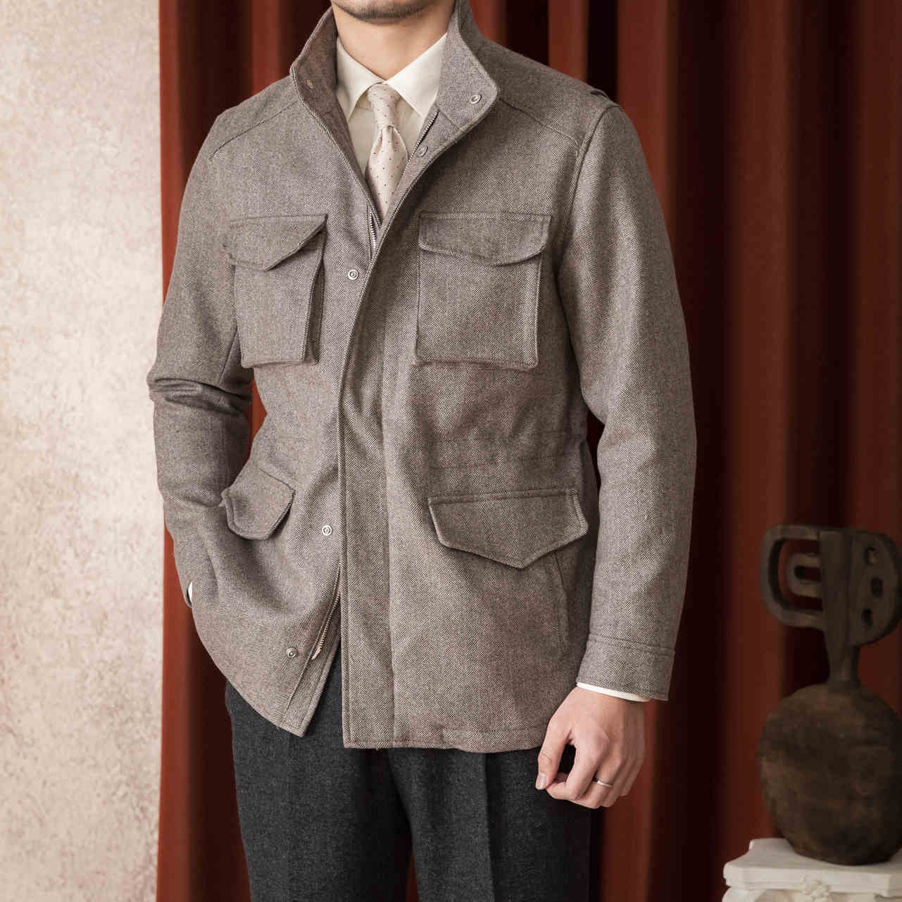 Gstaad Wool Field Jacket