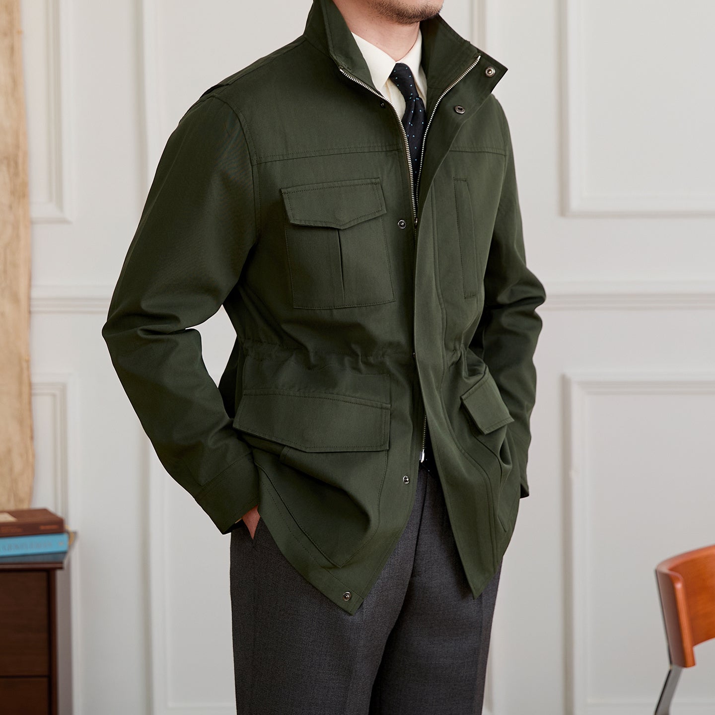 Hyde Cotton Blend Hunting Jacket