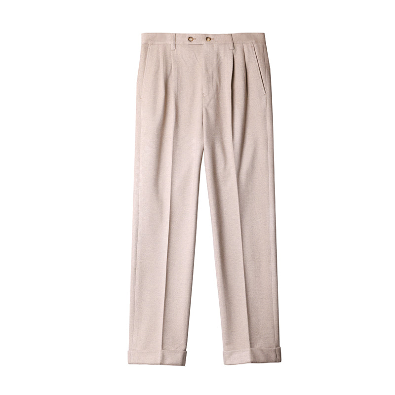 Pantalon plissé à double bouton Angelo