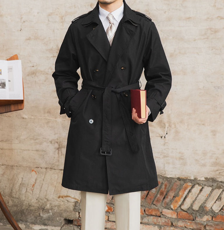 London Double Breasted Belted Trench Coat