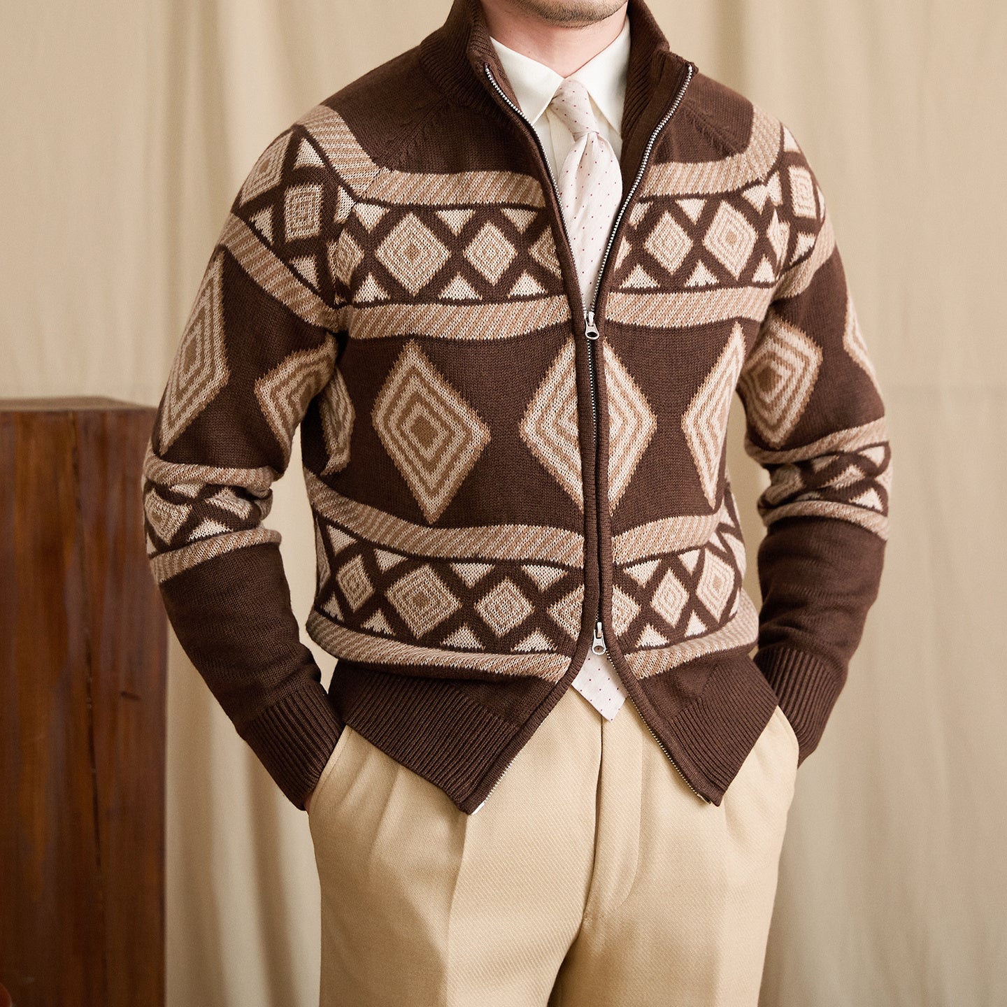 Gstaad Fair Isle Wool Blend Jumper