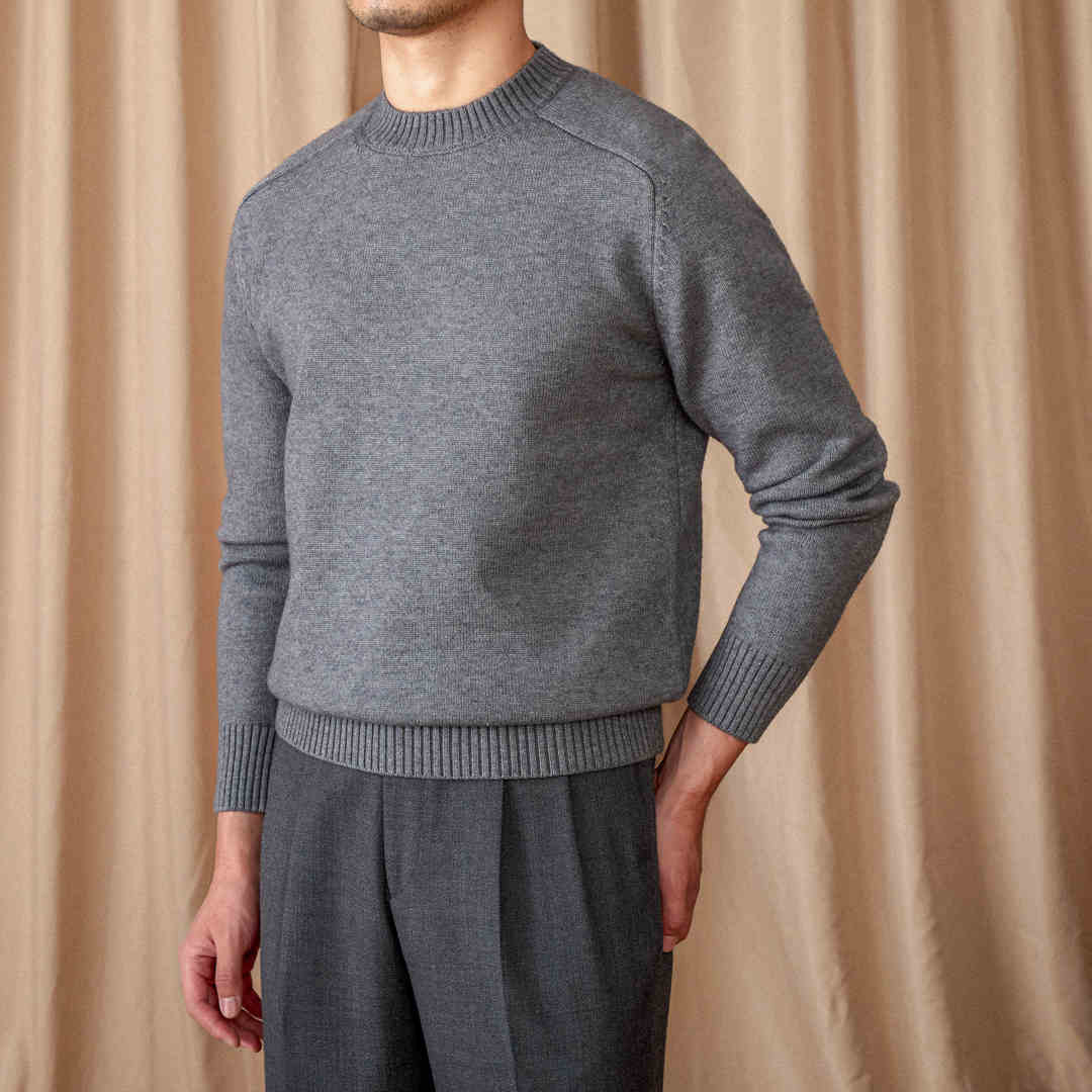 Basic Ribbed Knitted Jumper