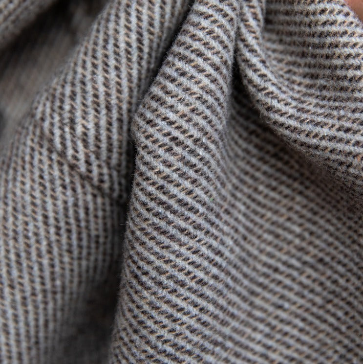 Kings Double Breasted Wool Blend Coat