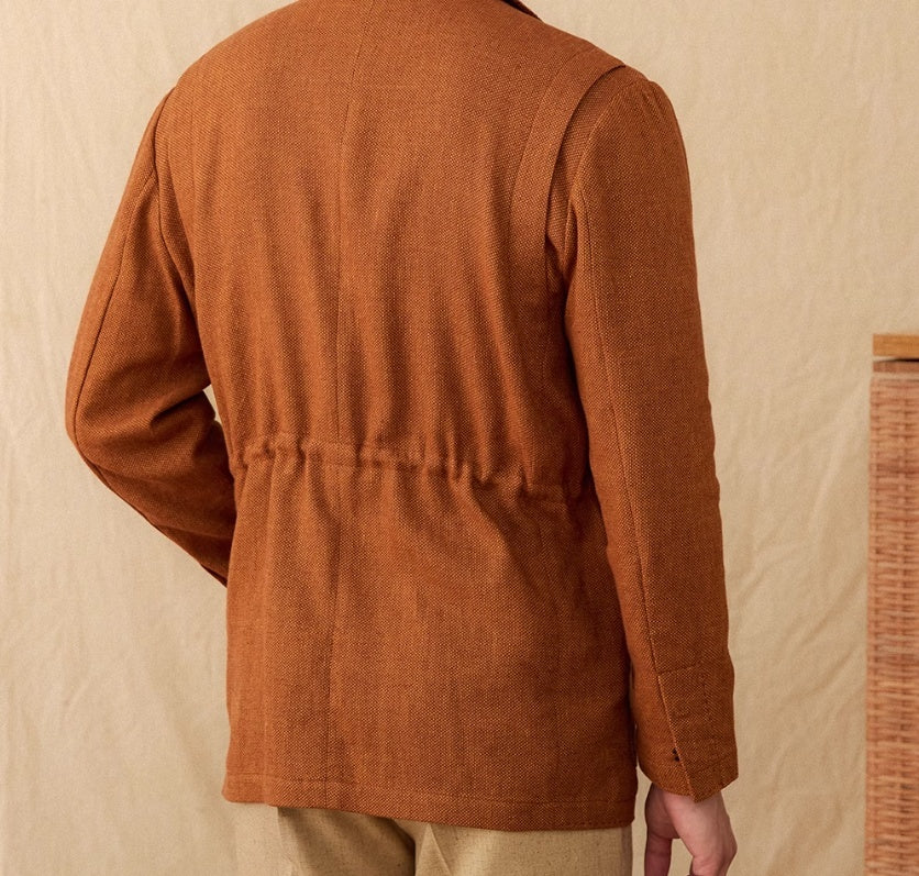 Positano Linen Blend Unstructured Knit Blazer