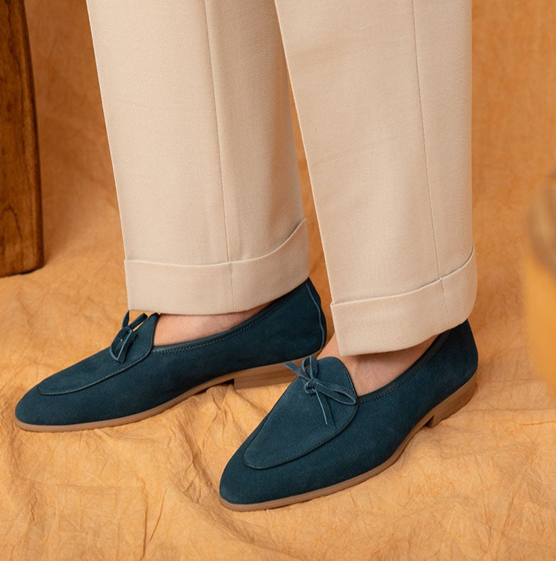 Amalfi Suede Belgian Loafers