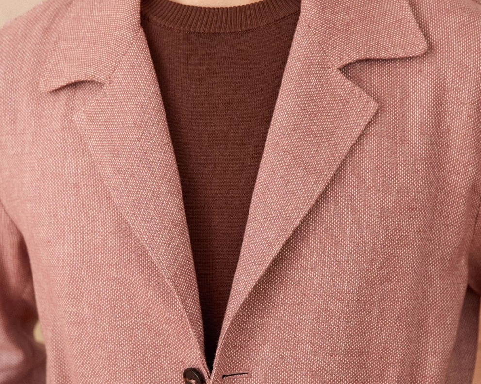 Positano Linen Blend Unstructured Knit Blazer