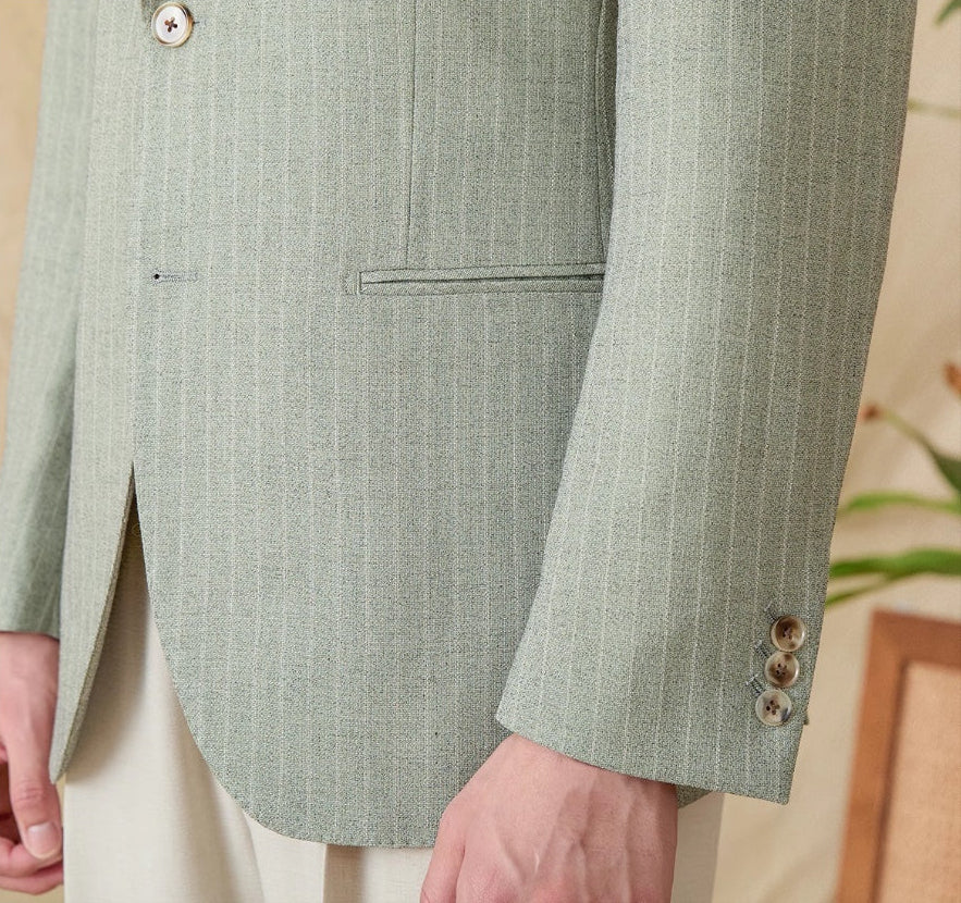 Wimbledon Pinstripe Sports Blazer Jacket