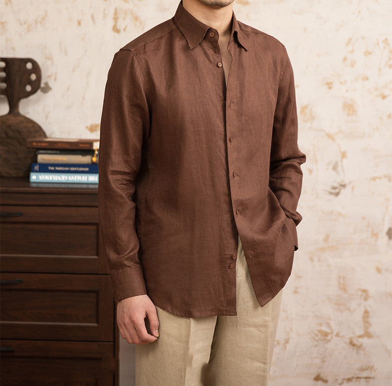 Geneva Linen Long Sleeve Shirt