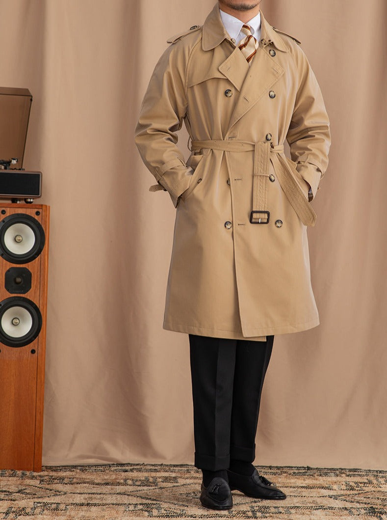 Tivoli Belted Double Breasted Vintage Trench Coat