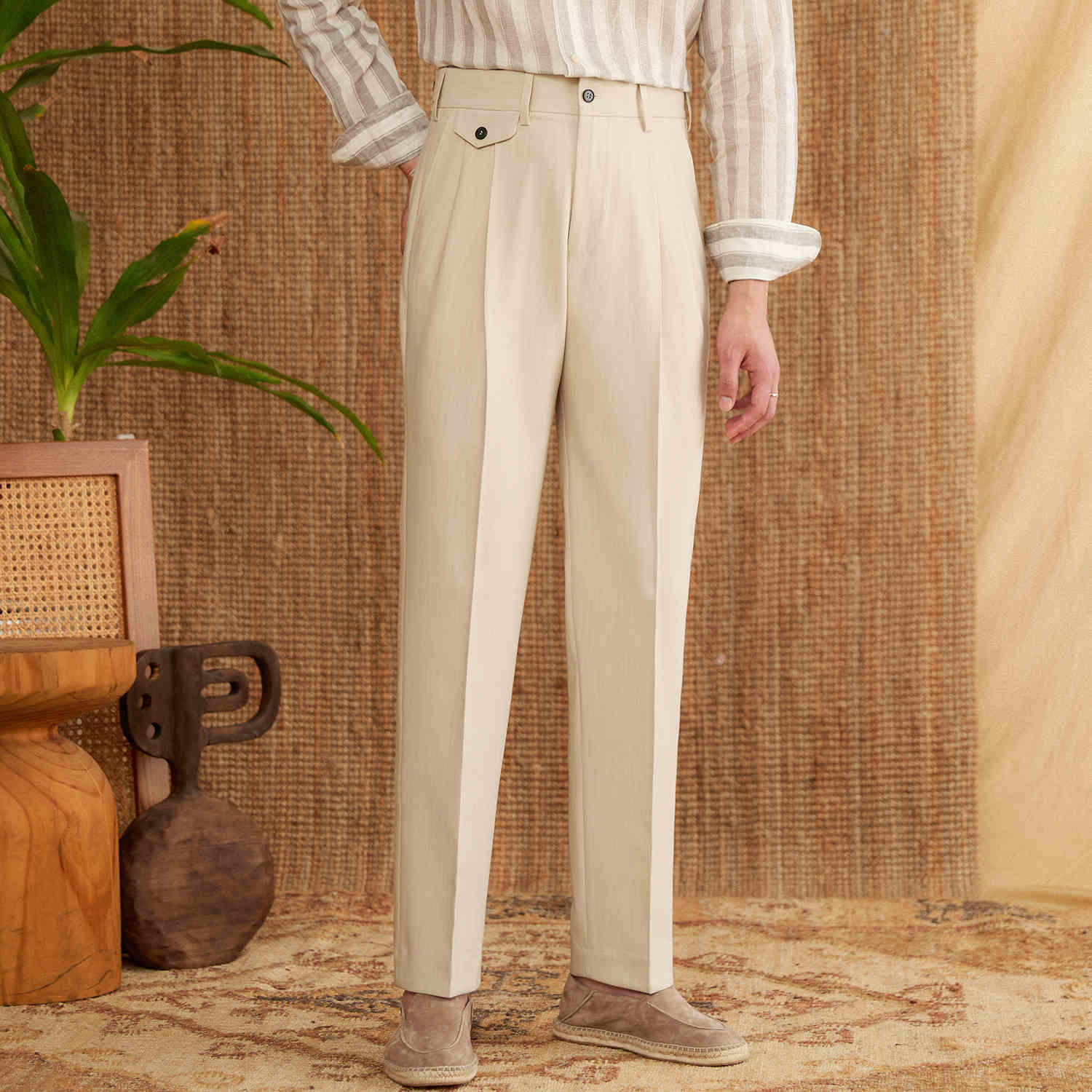 Hollywood Coin Pocket Straight Fit Trousers