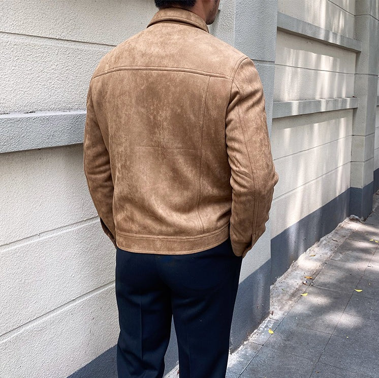 Western Suede Shirt Jacket