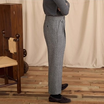 Cheltenham Houndstooth High Waisted Trousers