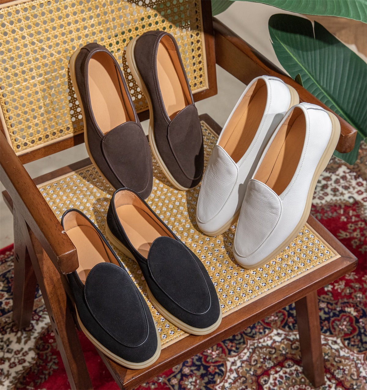 Du Cap Suede Belgian Loafer