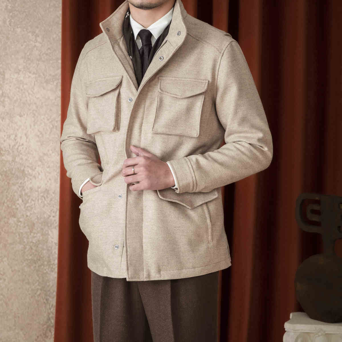 Gstaad Wool Field Jacket