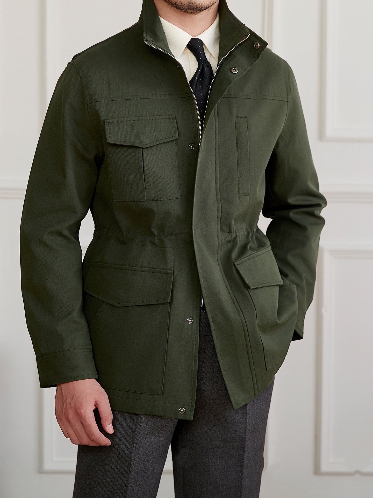 Hyde Cotton Blend Hunting Jacket