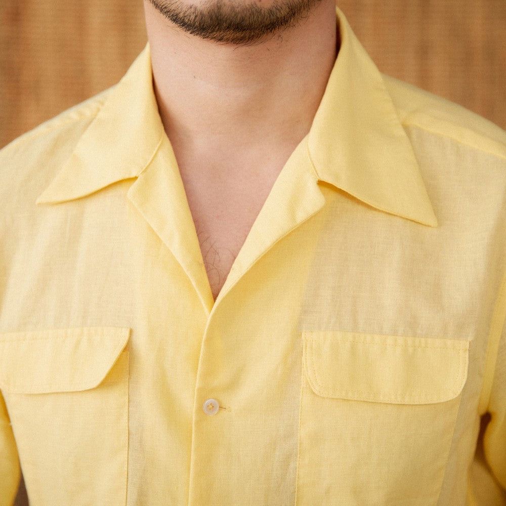 Wineyard Linen Cotton Blend Long Sleeve Shirt