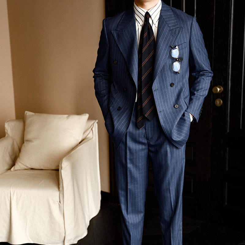 Kingsman London Suit Pinstripe Trousers