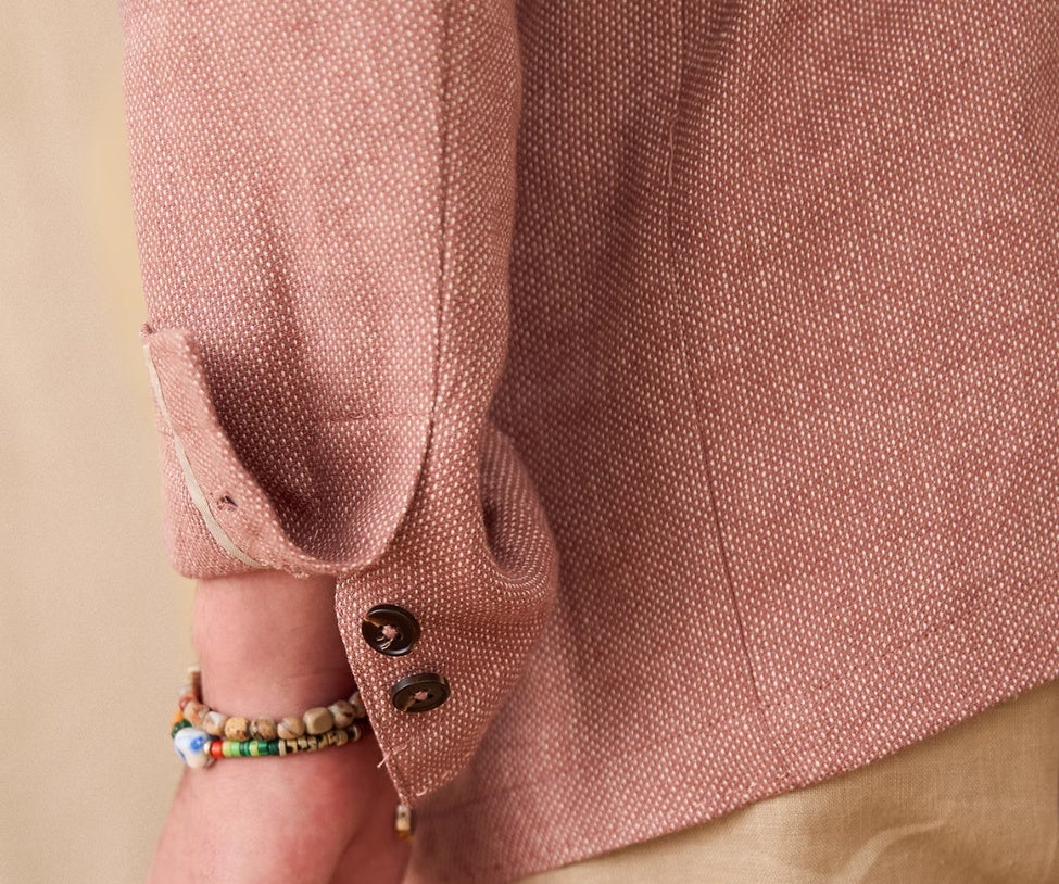 Positano Linen Blend Unstructured Knit Blazer