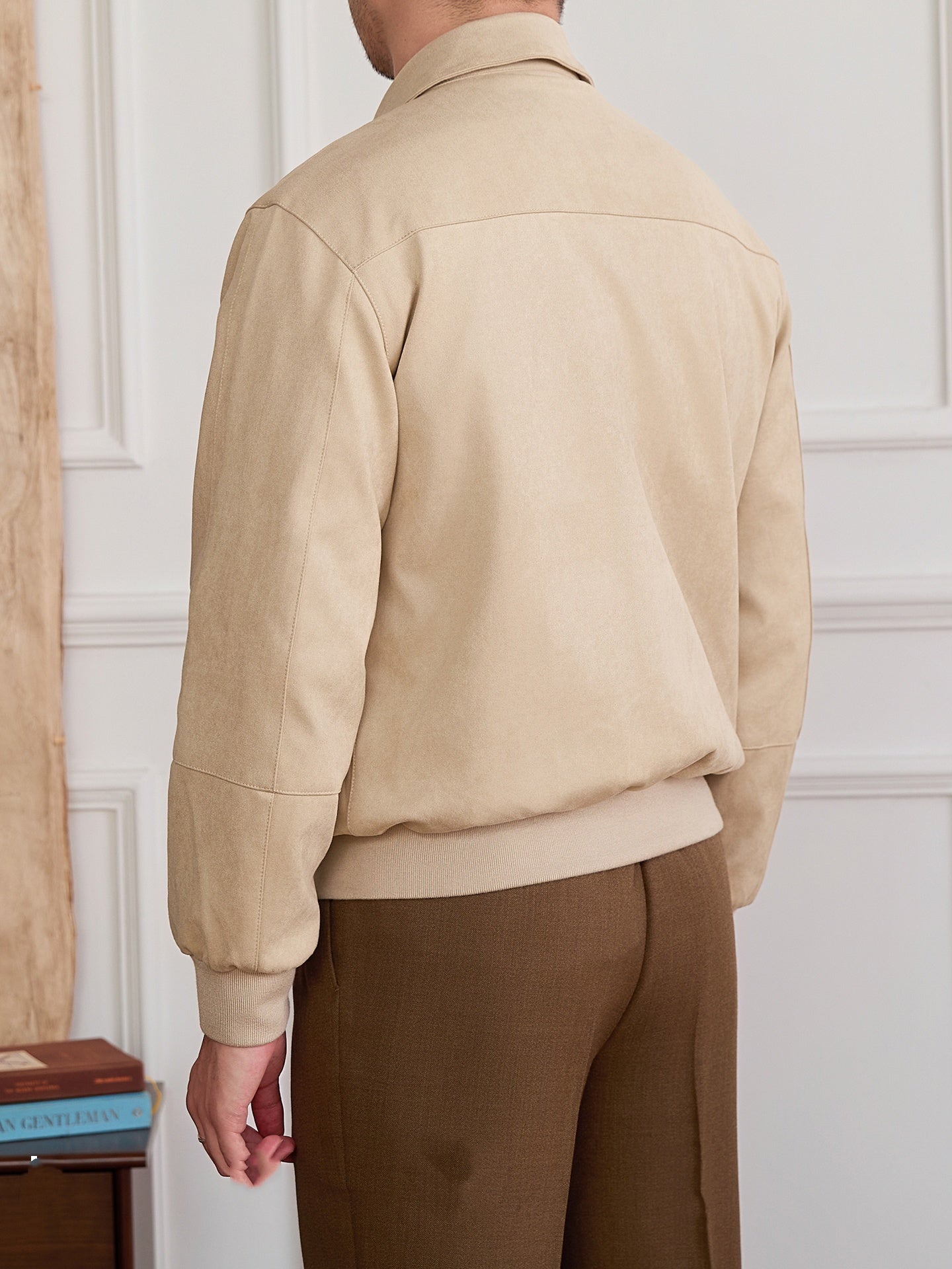 Faux Suede Soho Zipped Jacket