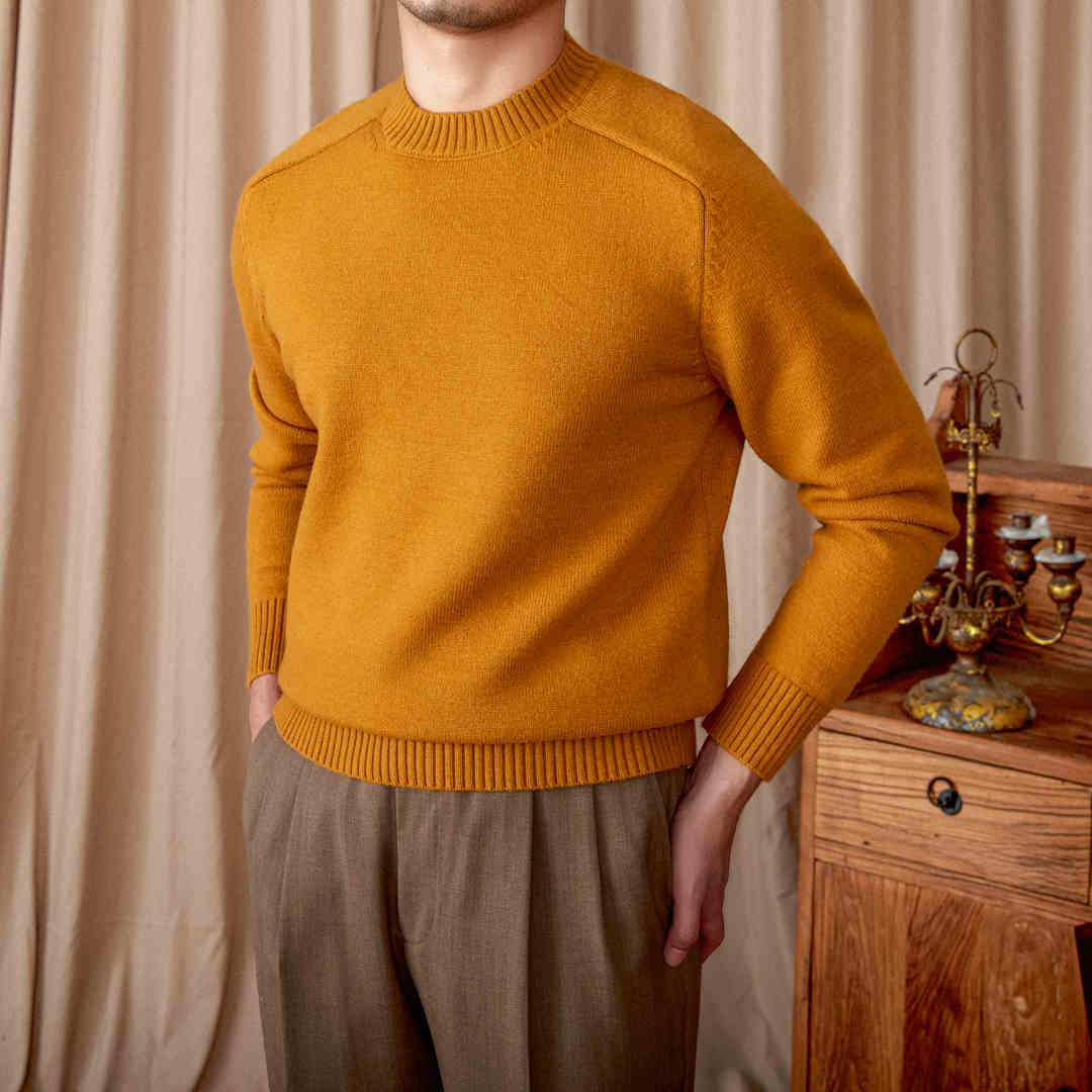 Basic Ribbed Knitted Jumper