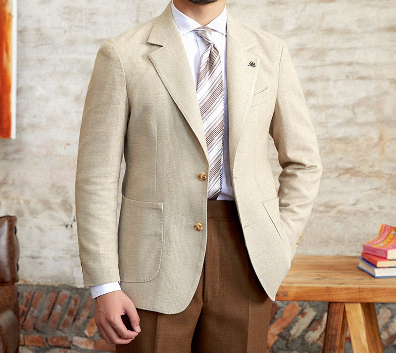 Ryder Cotton Linen Blend Sports Blazer Jacket