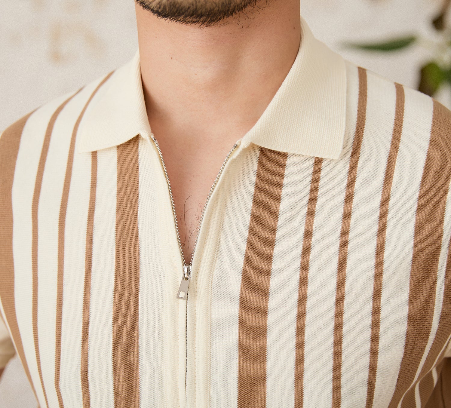 St. Julian Cotton Striped Cotton Cardigan