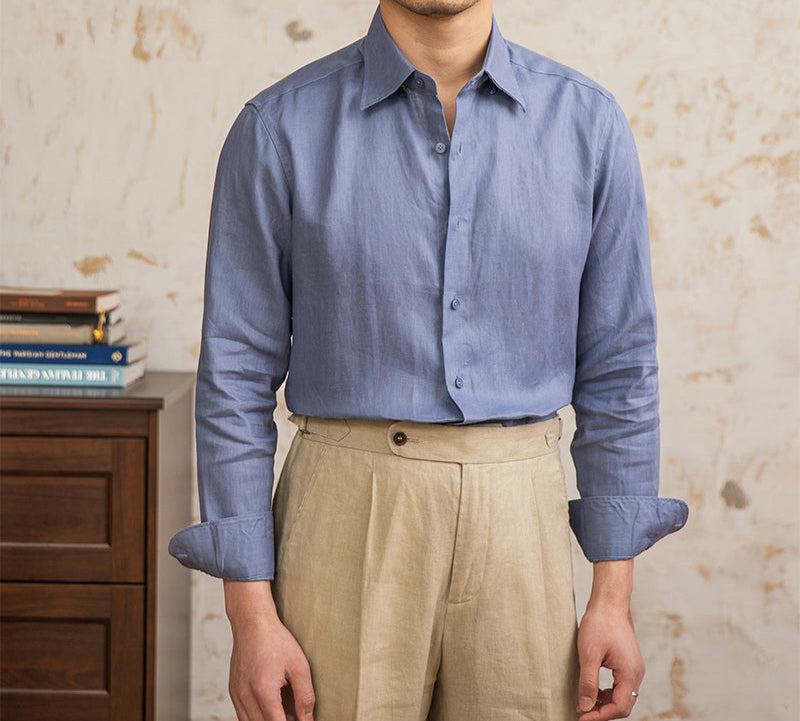 Geneva Linen Long Sleeve Shirt