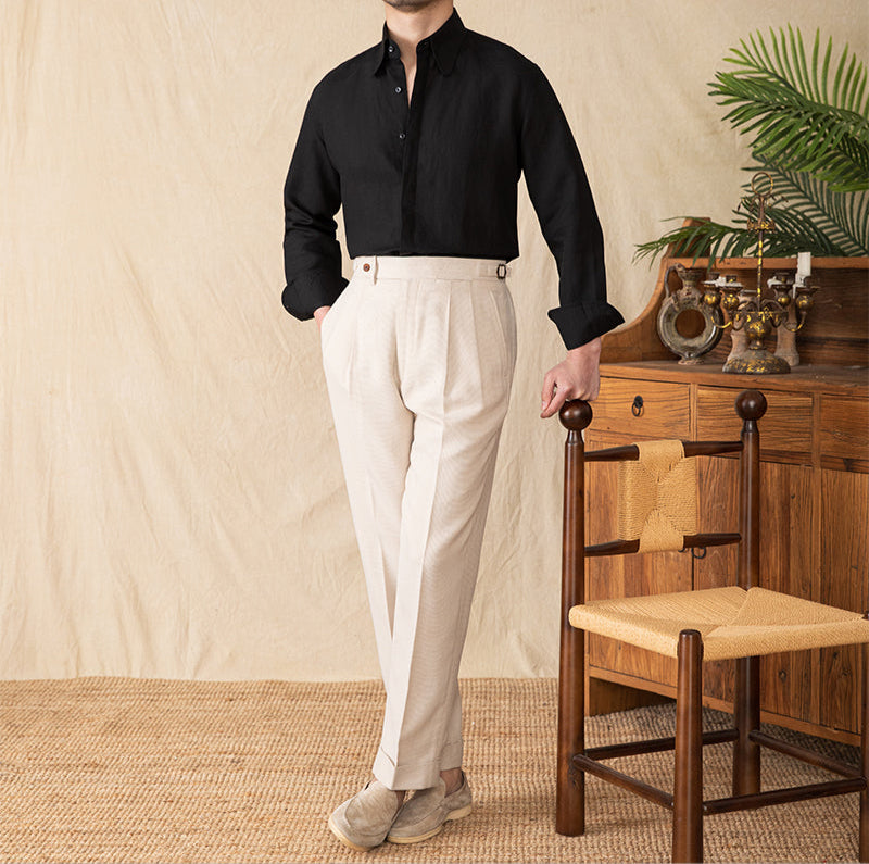 Everyday Soft Touch Linen Blend Long Sleeve Shirt