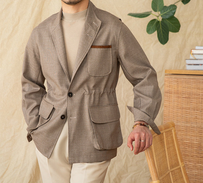 Prato Suede Trim Jacket