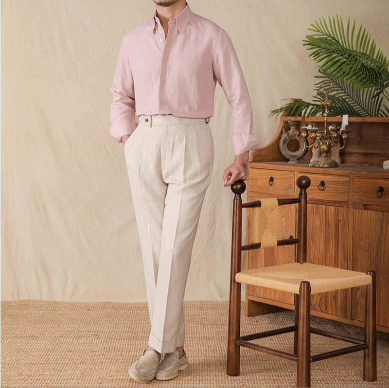 Everyday Soft Touch Linen Blend Long Sleeve Shirt