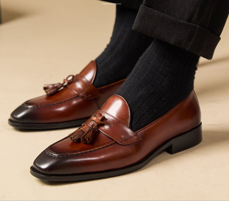 Citi Calf Leather Tassel Loafers