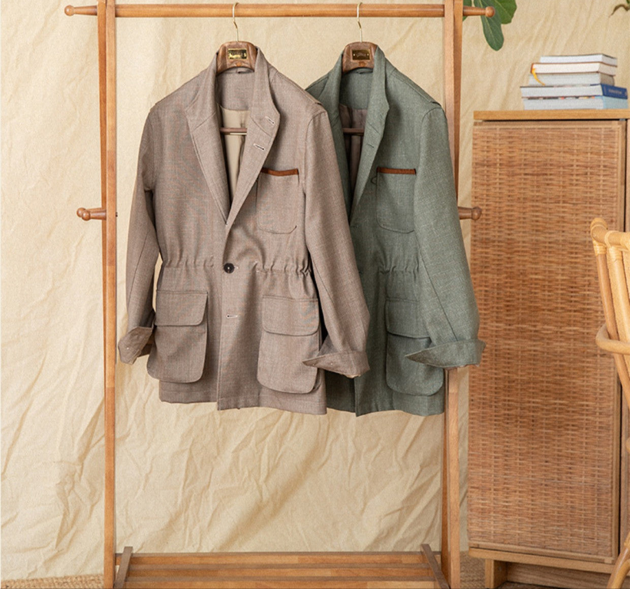 Prato Suede Trim Jacket