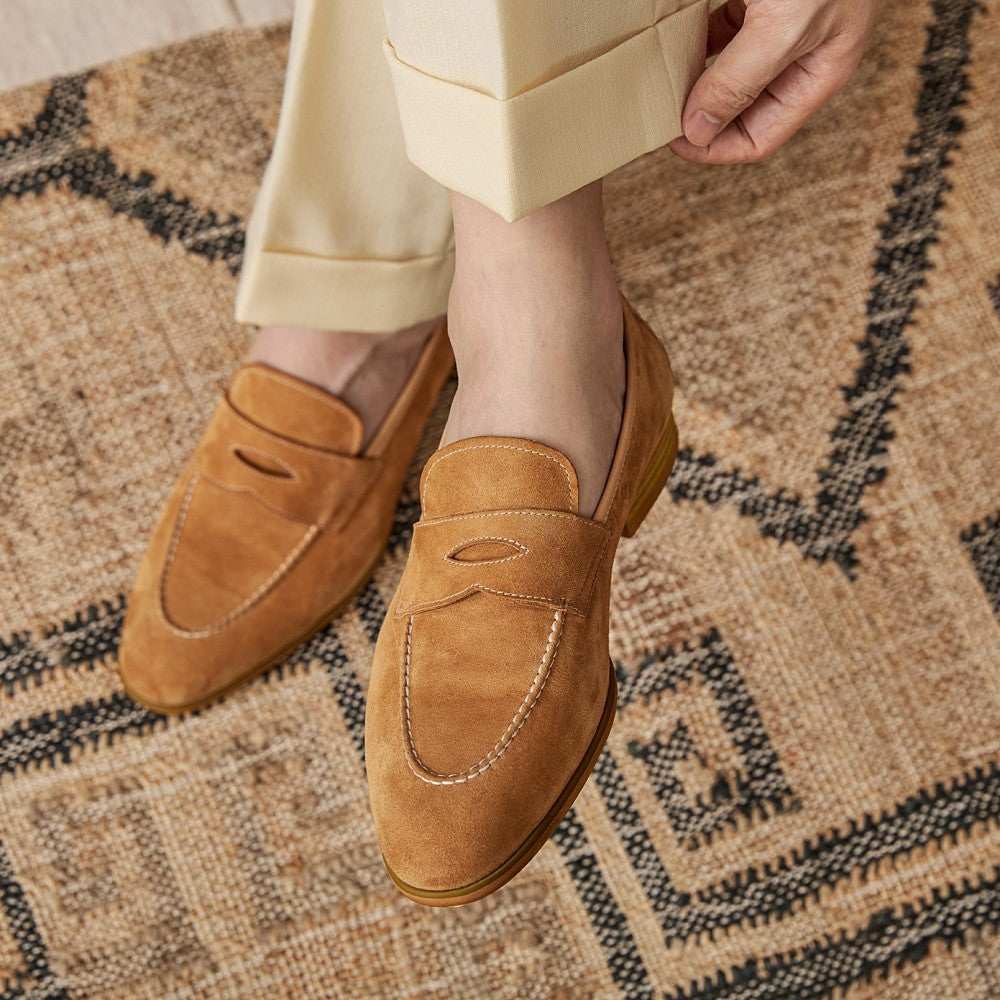 Sardegna Round Suede Loafers
