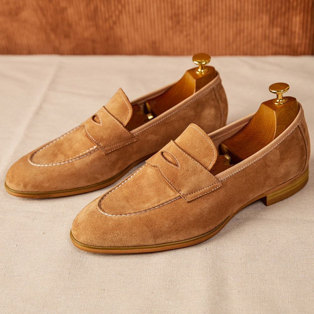 Sardegna Round Suede Loafers