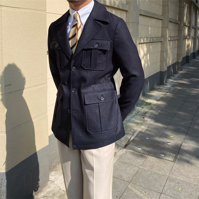 Milan Suit Collar Shirt Jacket