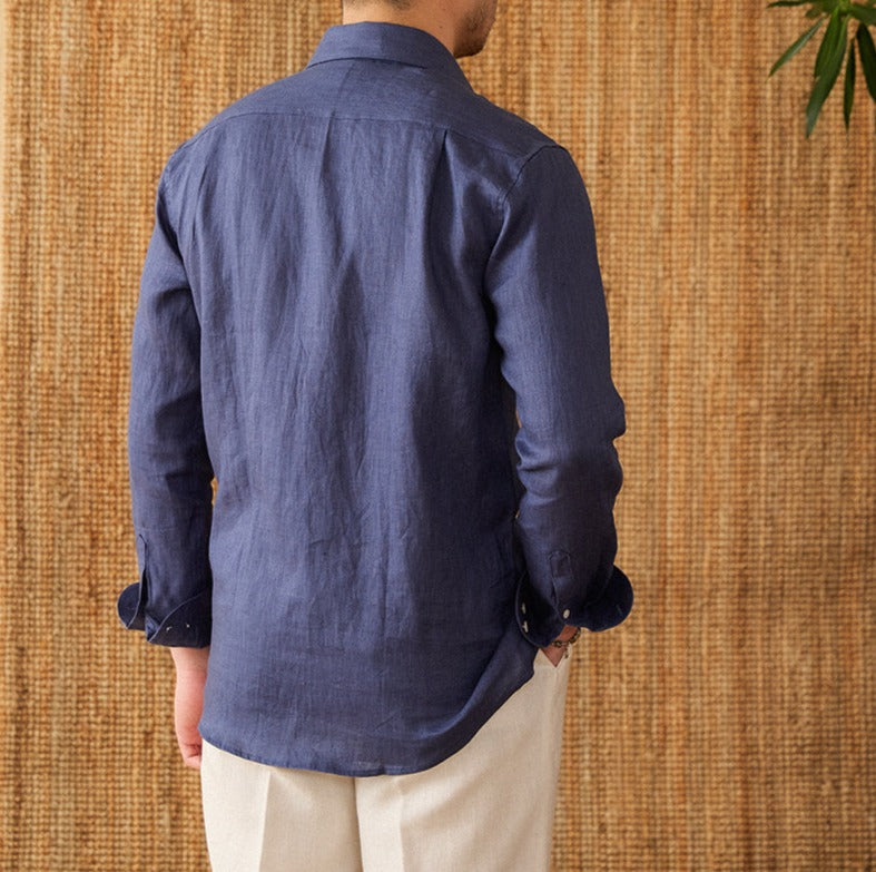 Cannes Linen Long Sleeve Shirt