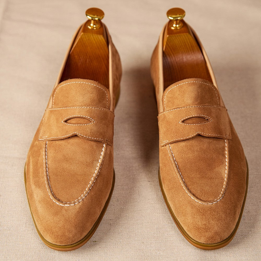 Sardegna Round Suede Loafers