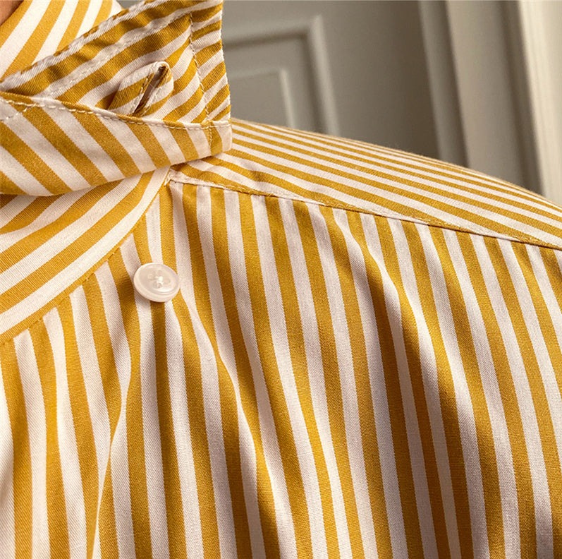 Chemise à manches longues en coton Limone