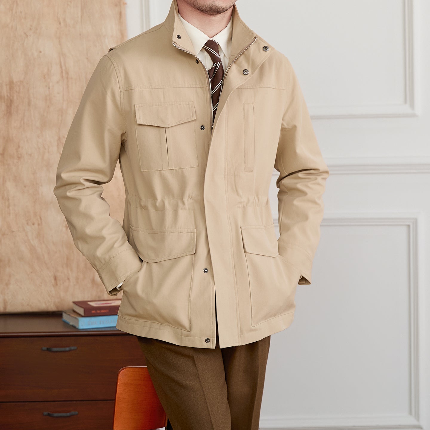 Hyde Cotton Blend Hunting Jacket