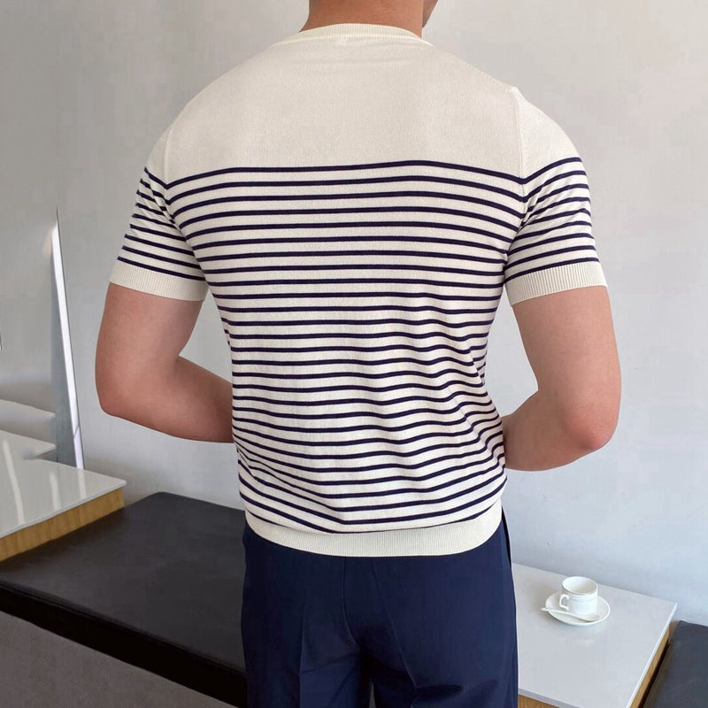 T-shirt à rayures Marina