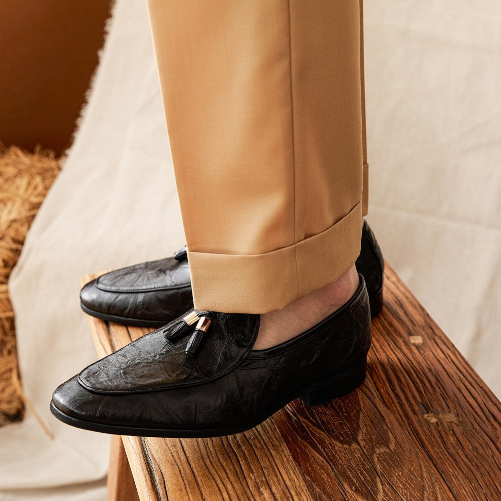 Patina Tassel Leather Loafer