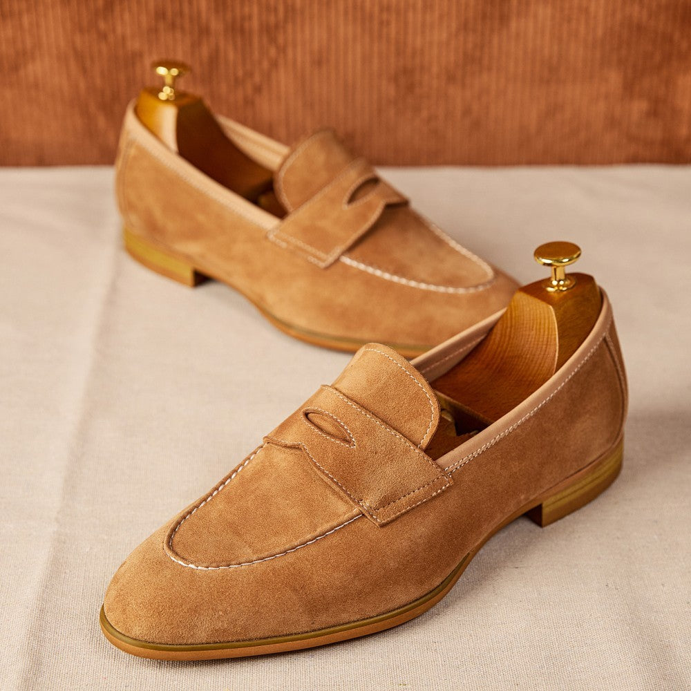 Sardegna Round Suede Loafers