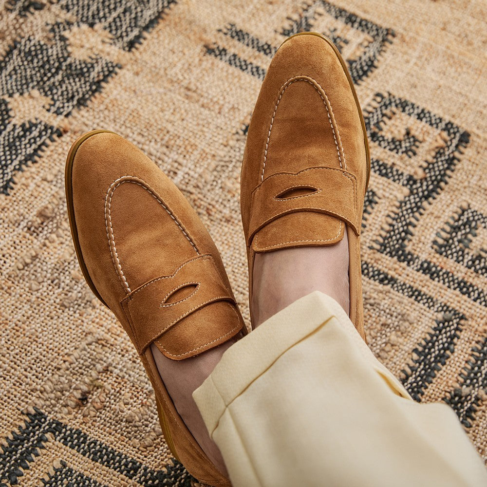 Sardegna Round Suede Loafers