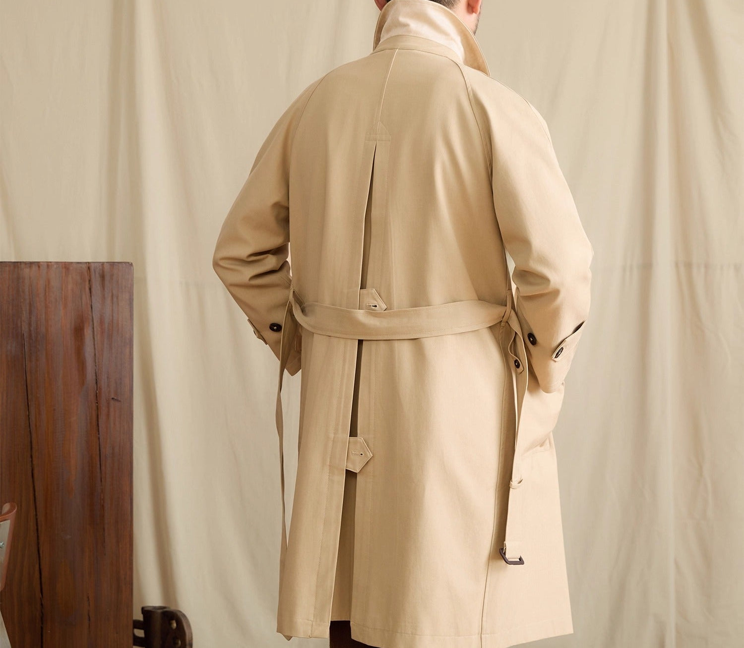 Kensington Cotton Blend Tench Coat