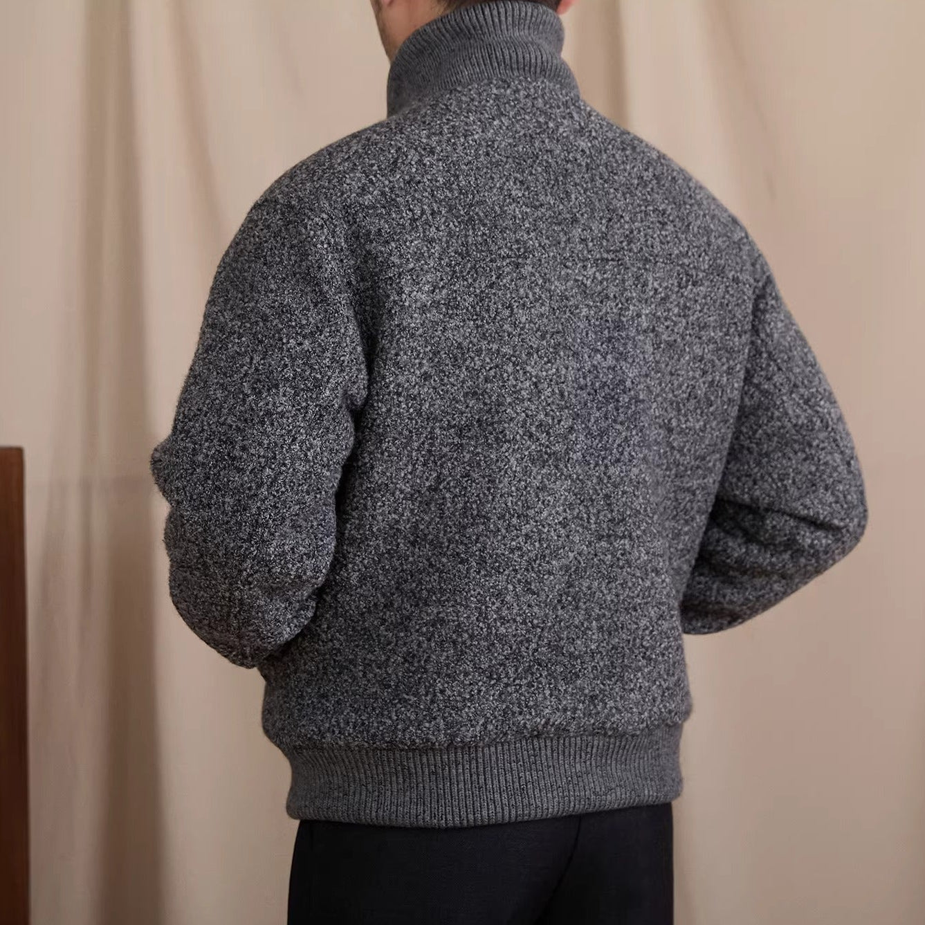 St Moritz Down Padded Wool Blend Jacket