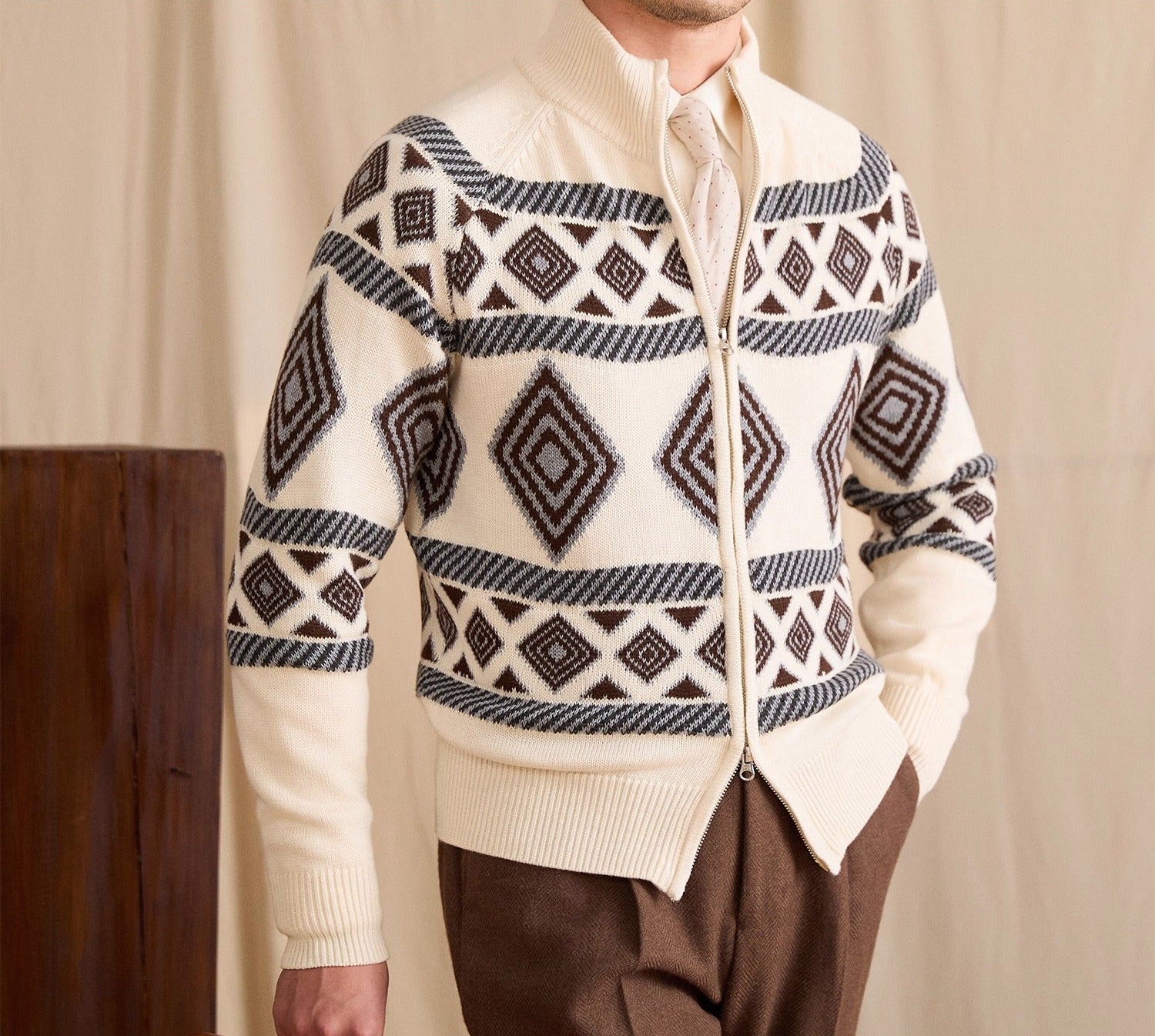 Gstaad Fair Isle Wool Blend Jumper