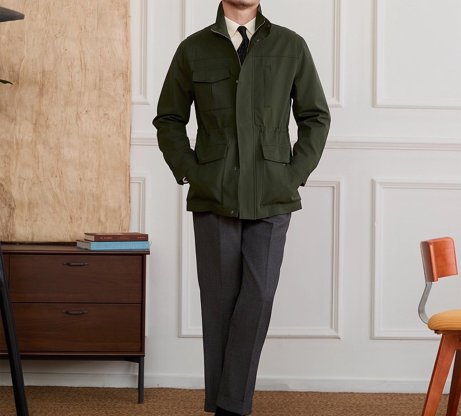 Hyde Cotton Blend Hunting Jacket