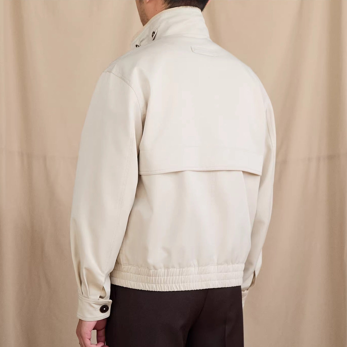 Paris Cotton Blend Faux Suede Jakcet