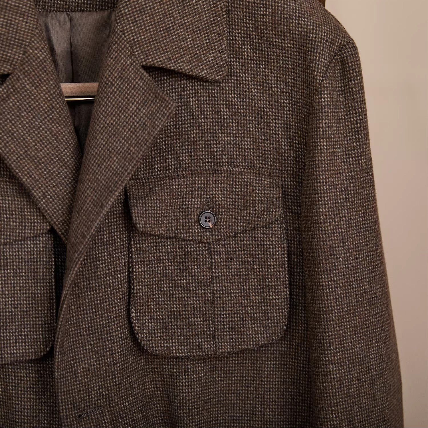 Montmartre Wool Blend Military Suit Collar Jacket