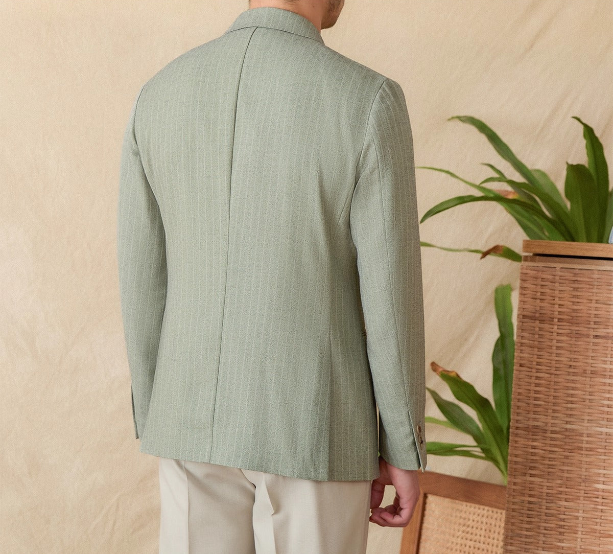 Wimbledon Pinstripe Sports Blazer Jacket